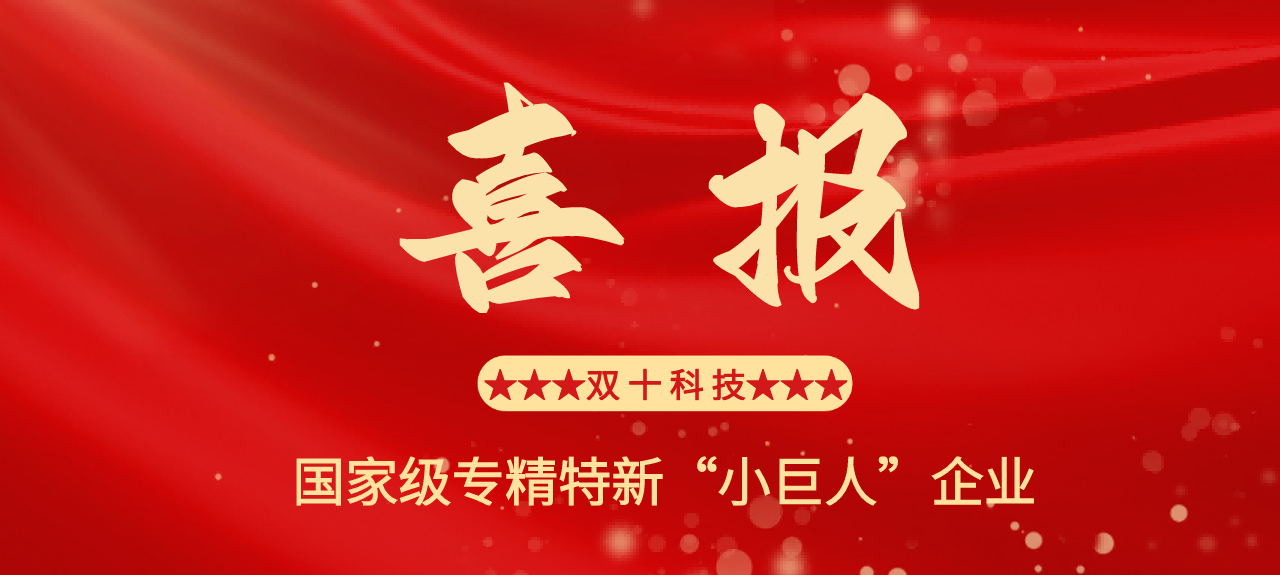 喜报！园区企业——双十科技被认定为国家级专精特新小巨人企业