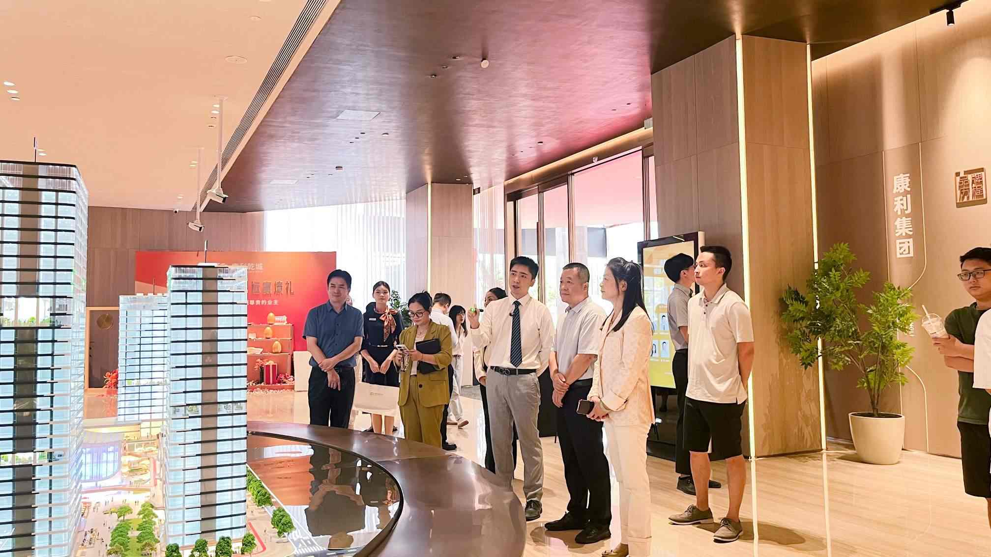 区科创局领导莅临康利乾城考察